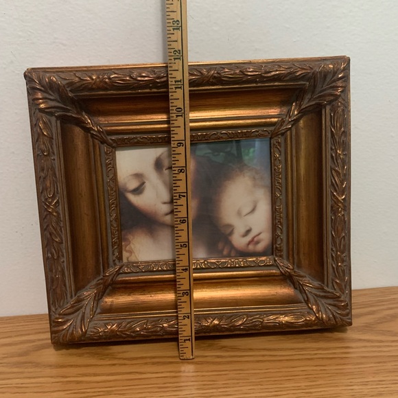 Wall Art Print in Gold Leaf Frame The Child Asleep - Picture 5 of 10